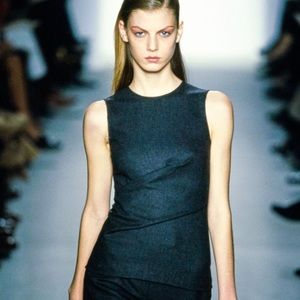 Calvin Klein Collection Wool Sleeveless Top Tank